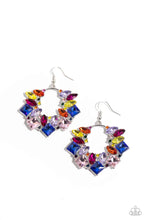 Load image into Gallery viewer, Wreathed in Watercolors - Multi - Paparazzi Earring 2023 September Life of the Party
