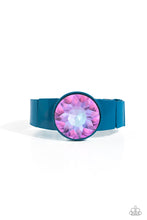 Load image into Gallery viewer, Exaggerated Ego - Blue - Paparazzi Bracelet 2023 September Life of the Party
