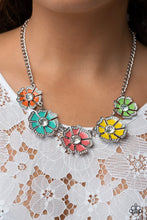 Load image into Gallery viewer, Playful Posies - Multi - Paparazzi Necklace 2023 July Life of the Party

