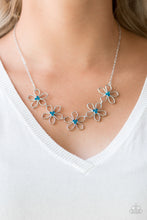Load image into Gallery viewer, Hoppin Hibiscus - Blue - Paparazzi Necklace
