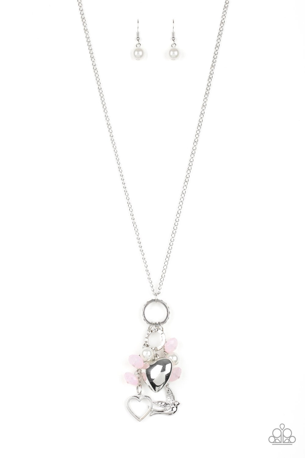 I Will Fly - Pink - Paparazzi Necklace
