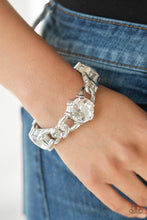 Load image into Gallery viewer, Light Up the Room - White - Paparazzi Bracelet
