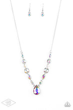 Load image into Gallery viewer, Royal Rendezvous - Multi Iridescent - Paparazzi Exclusive Black Diamond Necklace
