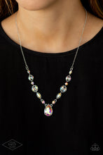 Load image into Gallery viewer, Royal Rendezvous - Multi Iridescent - Paparazzi Exclusive Black Diamond Necklace
