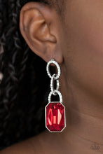 Load image into Gallery viewer, Superstar Status - Red - Paparazzi Earring
