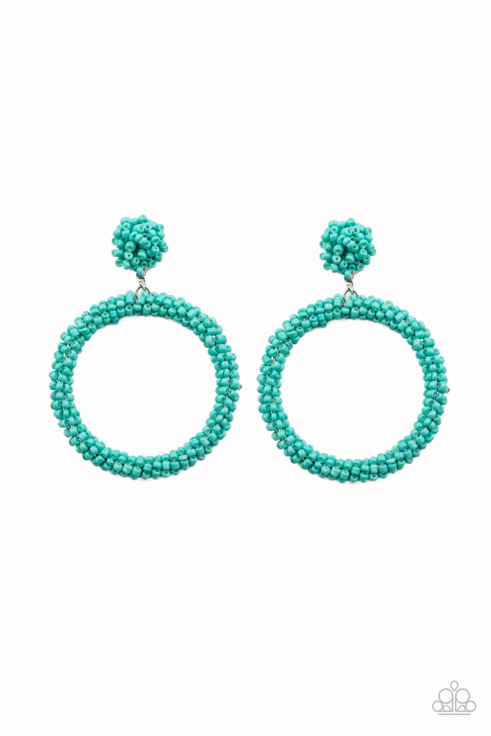 Be All You Can BEAD - Blue - Paparazzi Earring