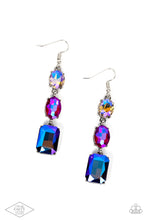 Load image into Gallery viewer, Dripping In Melodrama - Multi Iridescent - Paparazzi Black Diamond Exclusive Earring
