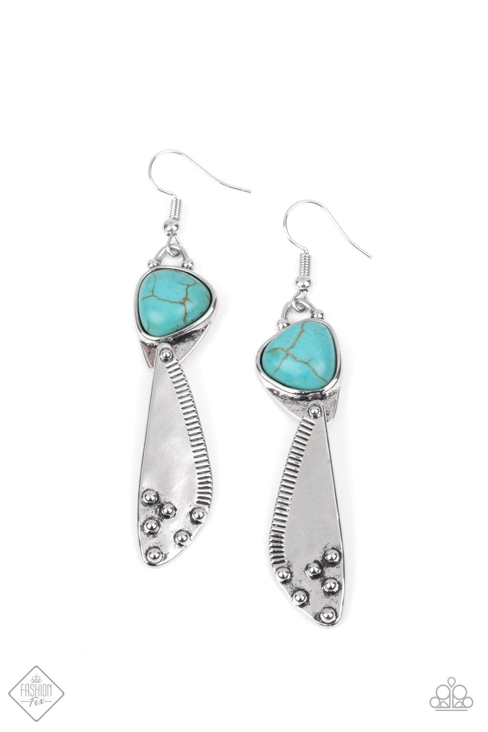 Turquoise deals paparazzi earrings