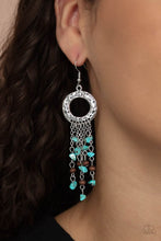 Load image into Gallery viewer, Primal Prestige - Blue - Paparazzi Earring
