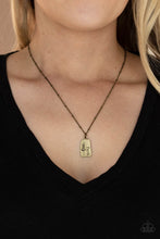 Load image into Gallery viewer, PRE-ORDER - Faith Over Fear - Brass - Paparazzi Necklace
