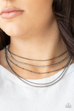 Load image into Gallery viewer, Dangerously Demure - Black - Paparazzi Necklace
