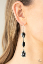 Load image into Gallery viewer, Test of TIMELESS - Black - Paparazzi Earring
