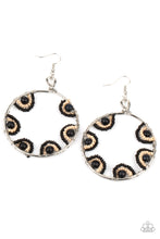 Load image into Gallery viewer, Off The Rim - Black - Paparazzi Earrings
