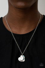 Load image into Gallery viewer, Happily Heartwarming - Blue - Paparazzi Necklace
