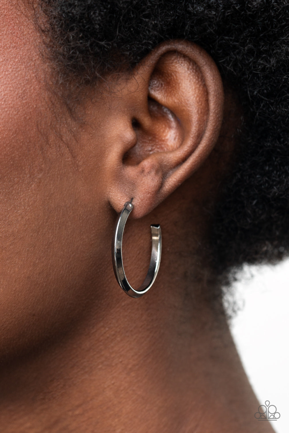 On The Brink - Black - Paparazzi Earring