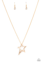 Load image into Gallery viewer, PRE-ORDER - Light Up The Sky - Gold - Paparazzi Necklace
