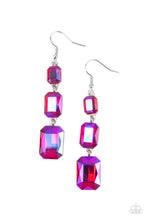 Load image into Gallery viewer, PREORDER - Cosmic Red Carpet - Pink UV Shimmer - Paparazzi Earring
