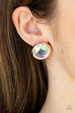Load image into Gallery viewer, PRE-ORDER - Double-Take Twinkle - Gold Iridescent - Paparazzi Earring
