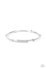 Load image into Gallery viewer, PRE-ORDER - Upgraded Glamour - White - Paparazzi Bracelet
