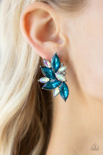 Load image into Gallery viewer, Instant Iridescence - Blue Iridescent - Paparazzi Earring
