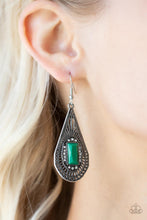 Load image into Gallery viewer, Deco Dreaming - Green - Paparazzi Earring
