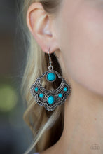 Load image into Gallery viewer, Saguaro Sunset - Blue - Paparazzi Earring
