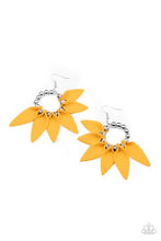 Load image into Gallery viewer, Flower Child Fever - Yellow - Paparazzi Earring
