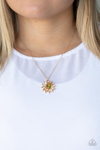 Load image into Gallery viewer, PRE-ORDER - Formal Florals - Gold - Paparazzi Necklace
