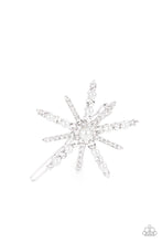 Load image into Gallery viewer, PRE-ORDER - Leading Luminary - White - Paparazzi Hair Clip
