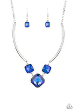 Load image into Gallery viewer, PRE-ORDER - Divine IRIDESCENCE - Blue UV Shimmer - 2021 October Paparazzi Life of the Party Necklace
