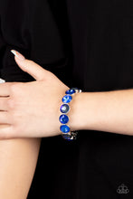 Load image into Gallery viewer, Radiant on Repeat - Blue - Paparazzi Bracelet
