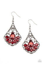 Load image into Gallery viewer, Exemplary Elegance - Red - Paparazzi Earring Featured at The Preview 2022
