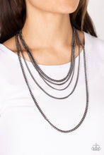Load image into Gallery viewer, Top of the Food Chain - Black - Paparazzi Necklace
