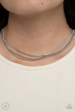 Load image into Gallery viewer, Glitzy Gusto - White - Paparazzi Necklace
