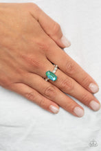 Load image into Gallery viewer, Stellar Sensation - Green UV Iridescent - Paparazzi Ring
