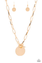 Load image into Gallery viewer, Tag Out - Gold - Paparazzi Necklace
