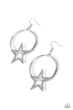 Load image into Gallery viewer, Superstar Showcase - Silver - Paparazzi Earring
