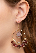 Load image into Gallery viewer, Cabana Charm - Brown - Paparazzi Earring

