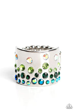 Load image into Gallery viewer, Sizzling Sultry - Green Iridescent - Paparazzi Ring
