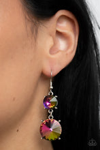 Load image into Gallery viewer, Sizzling Showcase - Multi Oil Spill - Paparazzi Earring
