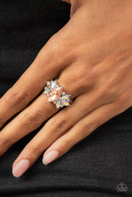 Load image into Gallery viewer, Luxury Luster - Orange Iridescent - Paparazzi Ring
