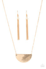 Load image into Gallery viewer, PREORDER - Cool, PALM, and Collected - Gold - Paparazzi Necklace
