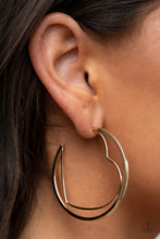 Load image into Gallery viewer, Pre-Order - Love Goes Around - Gold - Paparazzi Hoop Earring
