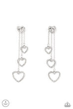 Load image into Gallery viewer, Falling In Love - White - Paparazzi Earring
