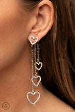 Load image into Gallery viewer, Falling In Love - White - Paparazzi Earring
