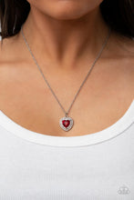 Load image into Gallery viewer, PREORDER - Taken with Twinkle - Red - Paparazzi Necklace
