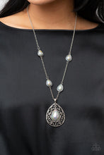 Load image into Gallery viewer, Magical Masquerade - Silver Iridescent  - Paparazzi Necklace
