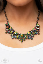 Load image into Gallery viewer, Combustible Charisma - Multi Oil Spill - Paparazzi Pink Diamond Exclusive Necklace
