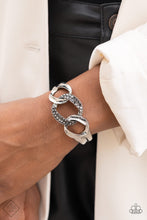 Load image into Gallery viewer, BOMBSHELL Squad - Silver - March 2022 Paparazzi Fashion Fix Bracelet
