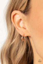 Load image into Gallery viewer, SMALLEST of Them All - Gold - Paparazzi Hoop Earring
